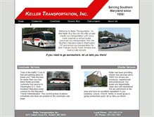 Tablet Screenshot of kellerbus.com